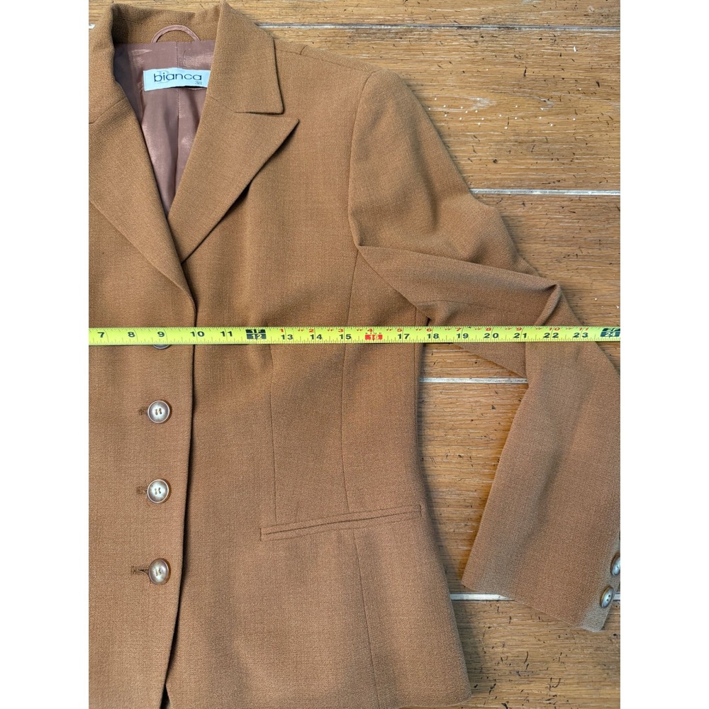 Bianca Germany Womens Brown Maxi Skirt Suit sz 38 - Picture 6 of 13